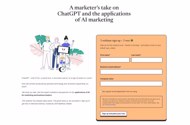 Event-Landingpage