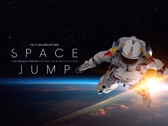 Red Bull 'Stratos' - Red Bull sponserte Felix Baumgartners Sprung aus der Stratosphäre, der live auf der ganzen Welt übertragen wurde. Dieser spektakuläre Stunt festigte das Image von Red Bull als Marke für Abenteuer und Grenzüberschreitung.
